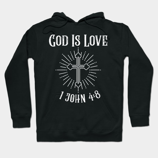 God is Love Hoodie by HUNTINGisLIFE